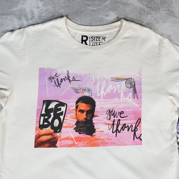 Roots Of Fight David Le Batard Art T Shirt Mens Medium Made In USA White NEW - Picture 2 of 8